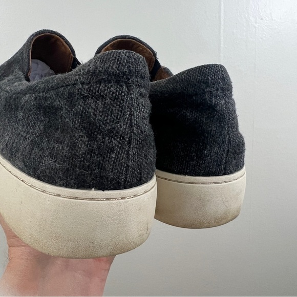 Frye Lena Slip On Sneaker Charcoal Gray Camo Print Platform Size 8 - Picture 9 of 10